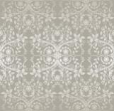 Seamless silver lace flowers and leaves wallpaper