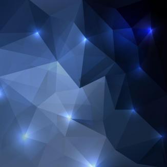 Blue polygonal background