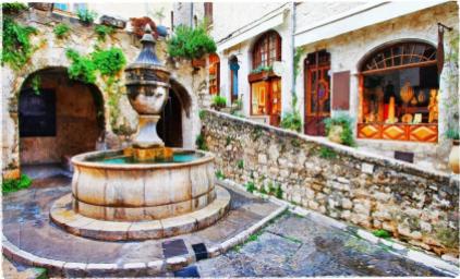 Saint-Paul de Vence- charming village in Provence, France.